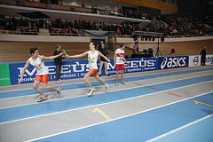 5e plaats 4x400m NK Indoor Senioren