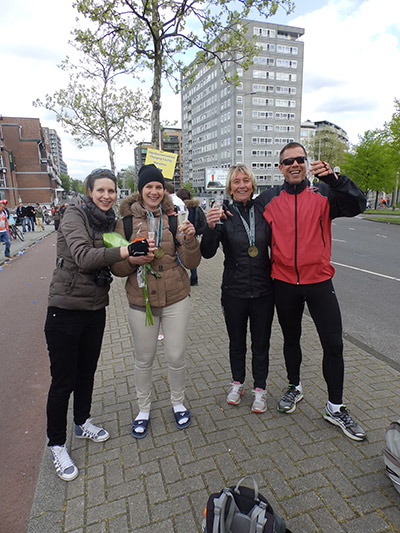 Esther loopt de Marathon van Rotterdam!