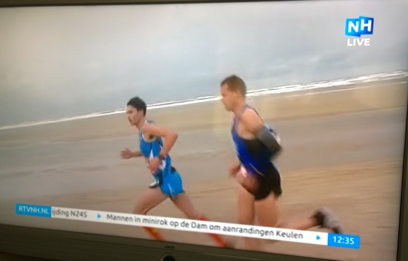 Christiaan Bosselaar loopt Halve marathon Egmond