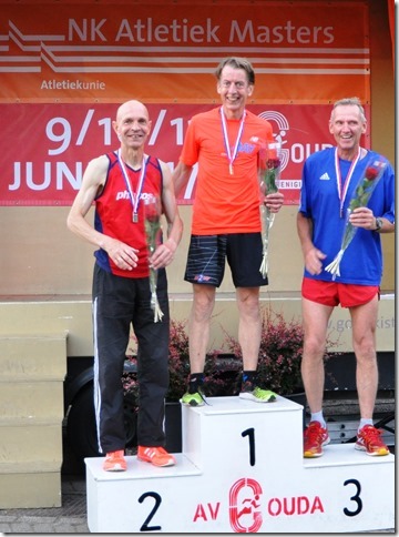 Johan Neve Nederlands kampioen M60 5000m