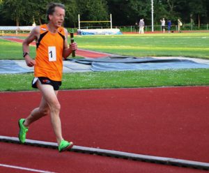 Johan tijdens 4x1500m