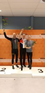 De drie gouden winnaars