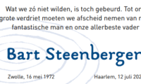 In Memoriam Bart Steenbergen